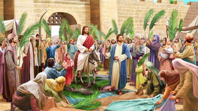 Jesus' palm Sunday